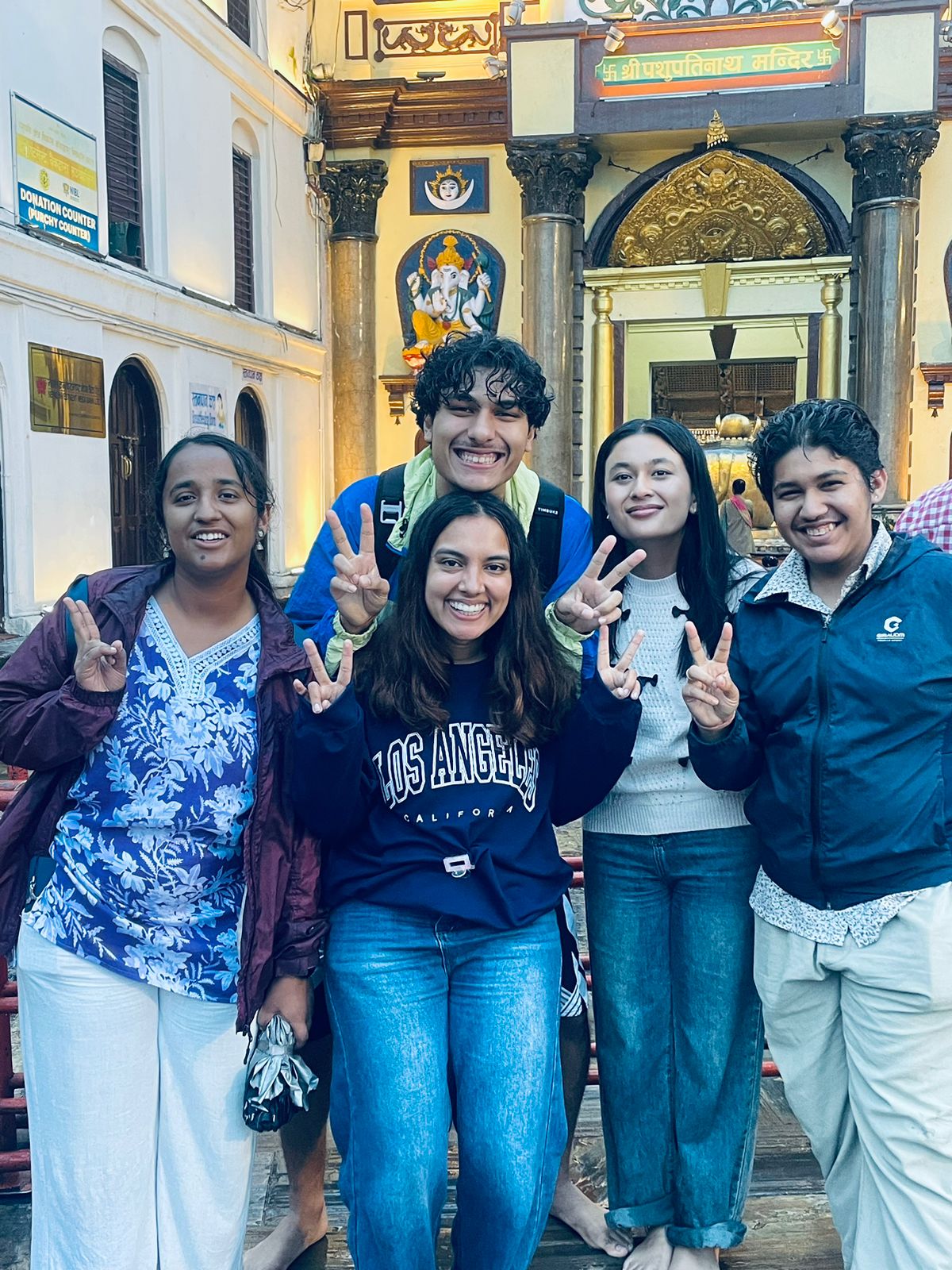 Members at Pashupatinath Temple